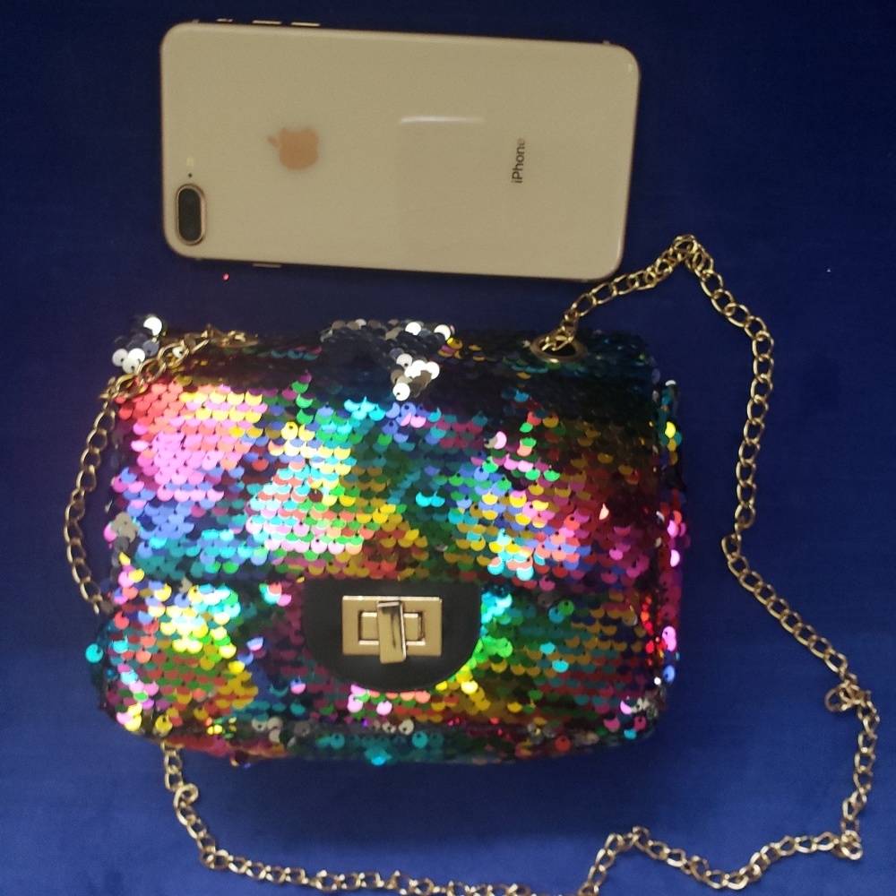 Multi Colored Sequence Purse - image 3